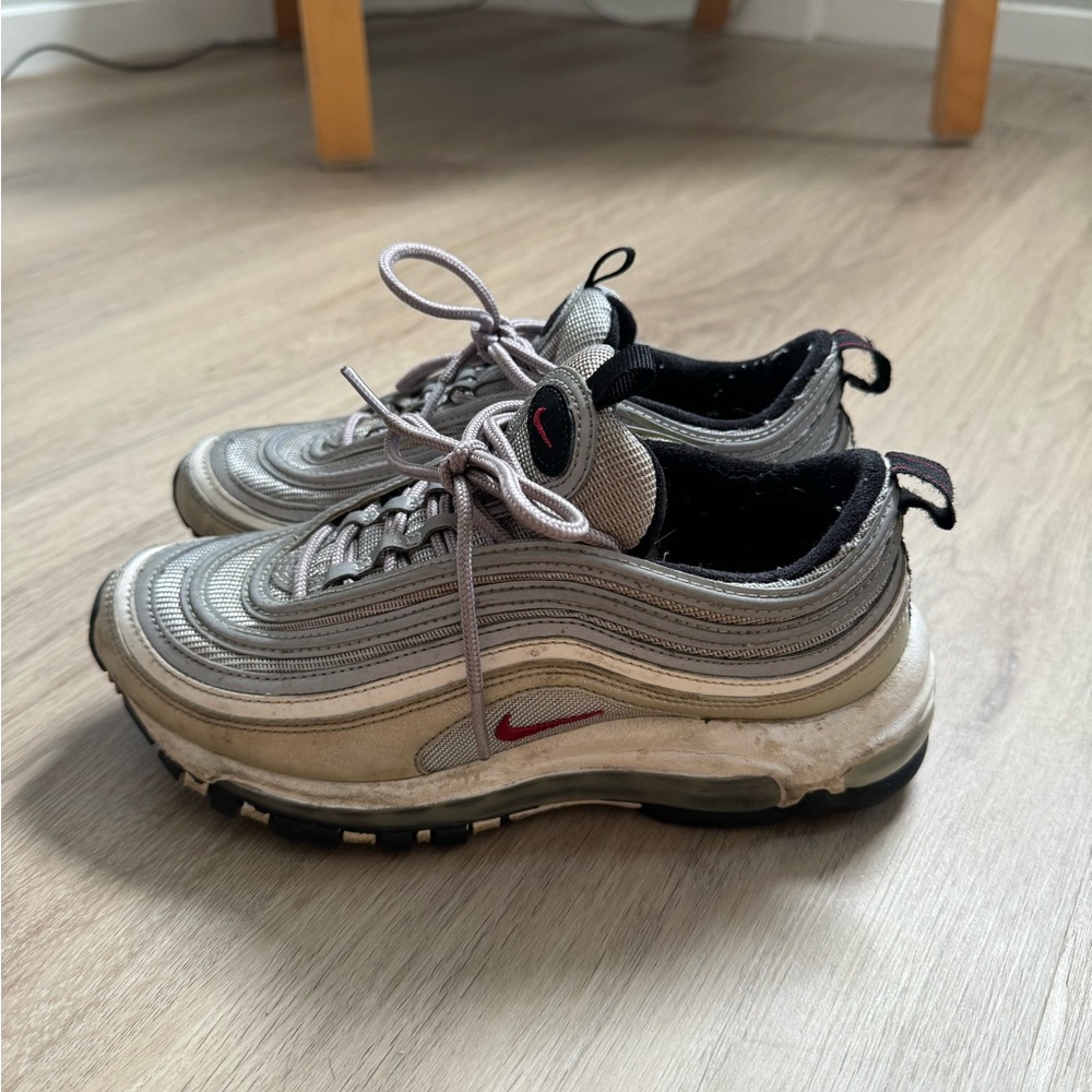 Nike Air Max 97 Silver and Black Sneakers